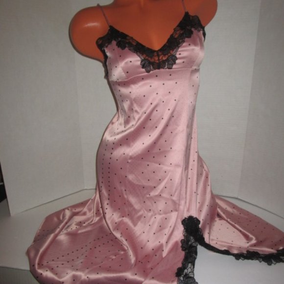 $119 VICTORIA'S SECRET LONG CHEMISE SLIP GOWN ~ XS